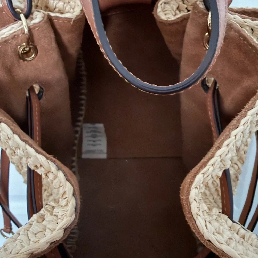 ULLA JOHNSON Rafia Handbag - Picture 11 of 12